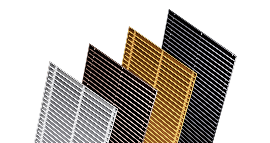 Linear Stainless Steel Trench Heating Grille